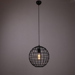 Mini Pendant Spherical Lamp 1 Light Painting Processing
