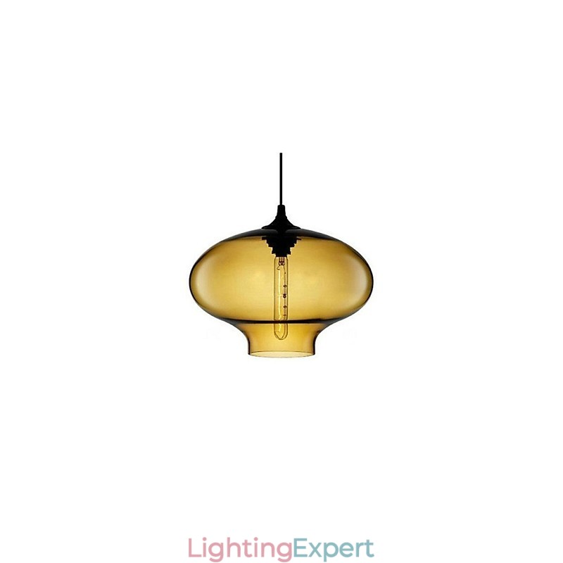 Bubble Design Pendant 1 Light Minimalist Iron Painting