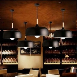 Country Painting Metal Pendant Light