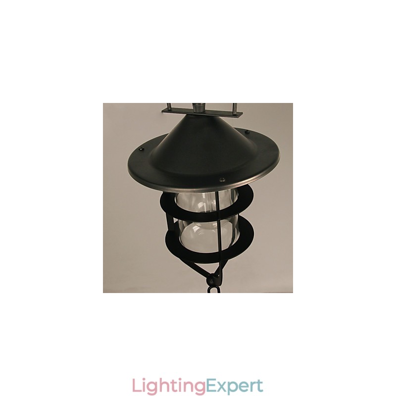 Retro Mini Style Painting Metal Pendant Light