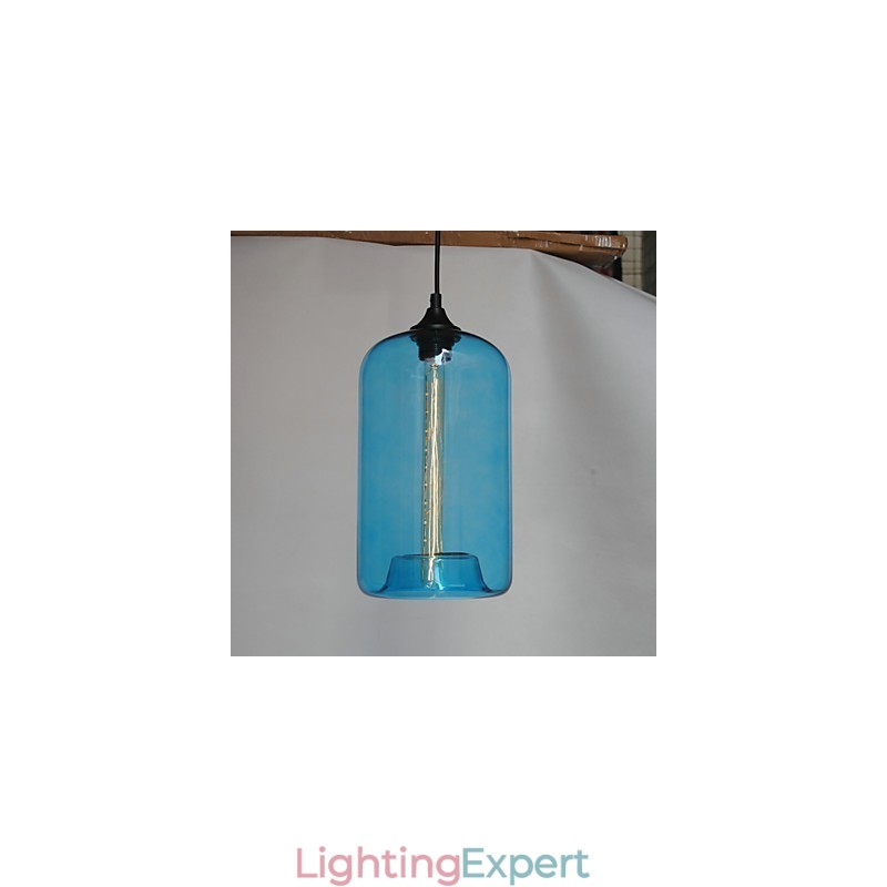 Bottle Design Pendant 1 Light Minimalist Iron Painting