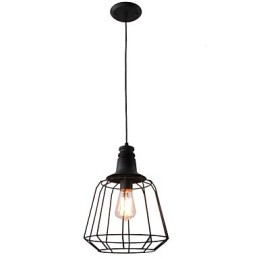 Rustic Lodge Retro Country Mini Style Painting Metal Pendant Light Garage
