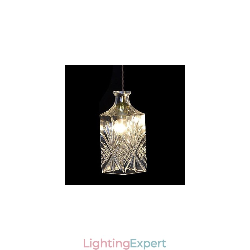 Modern Contemporary Crystal Metal Pendant Light