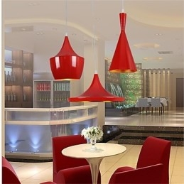 Americange Red 3 Head Meal Pendant