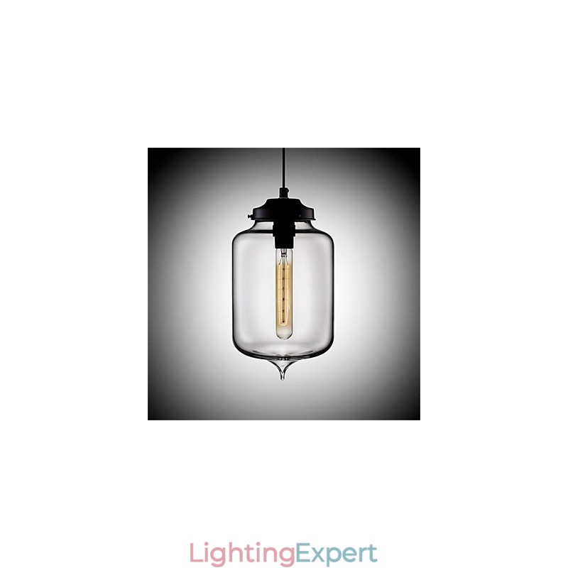 Retro Creative Single Head Glass Pendant Lamp Cafe In The Goldfish Bowl