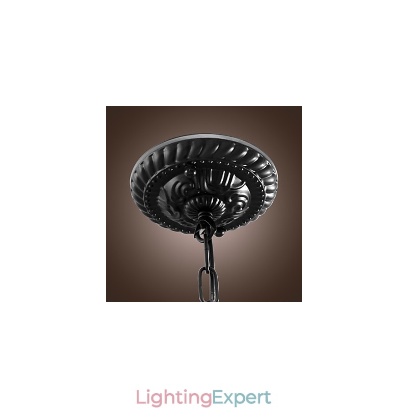 Traditional Classic Bowl Mini Style Bronze Pendant Light