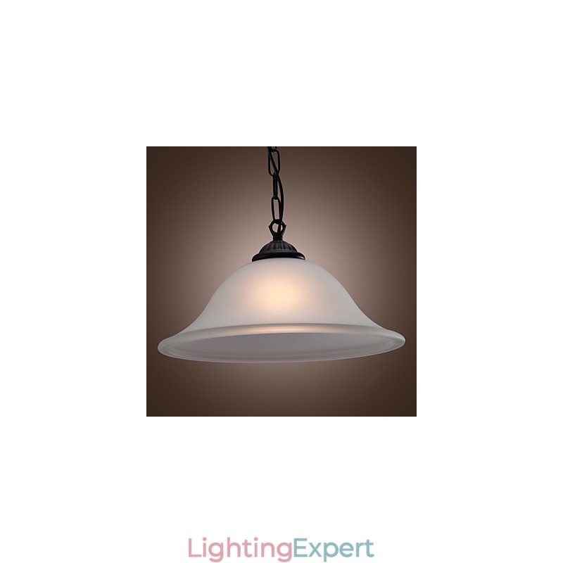 Traditional Classic Bowl Mini Style Bronze Pendant Light