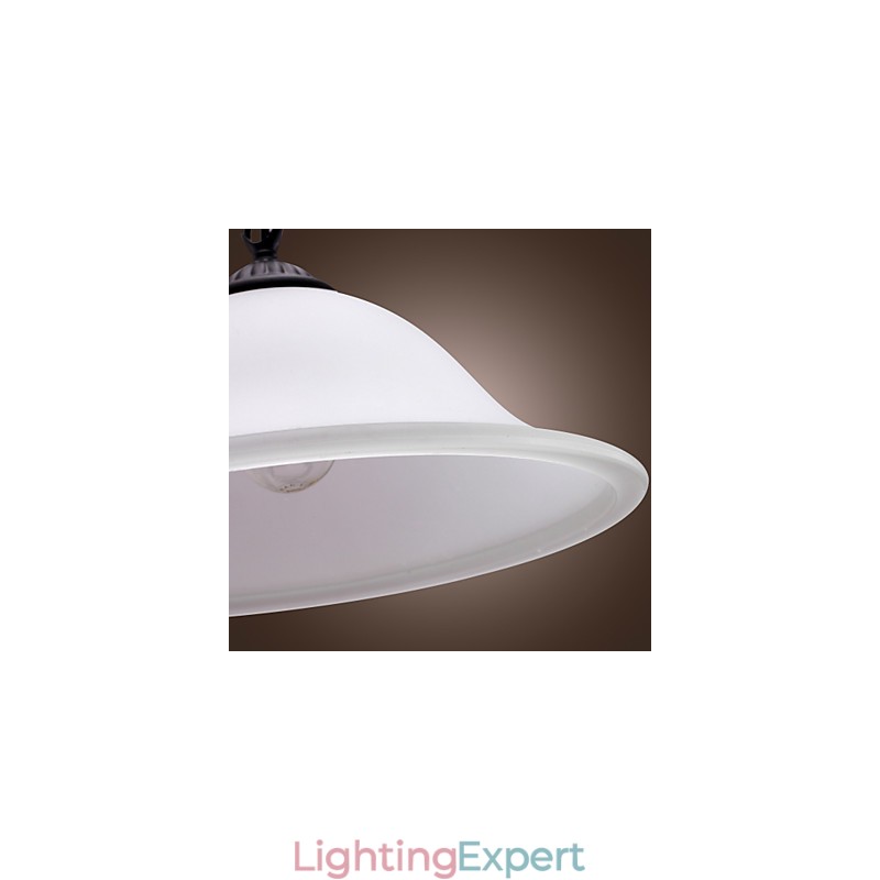 Traditional Classic Bowl Mini Style Bronze Pendant Light