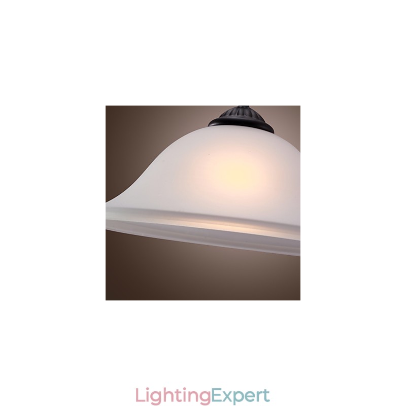 Traditional Classic Bowl Mini Style Bronze Pendant Light