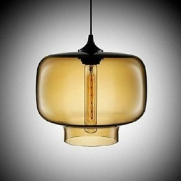 Bottle Design Pendant 1 Light Concise Iron Painting