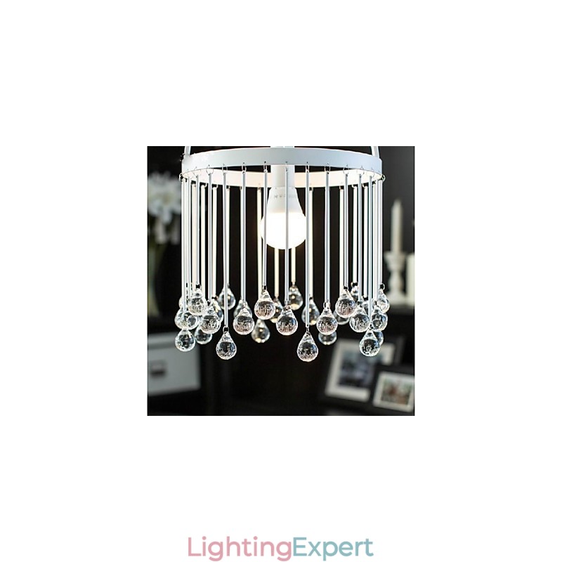 Modern Contemporary Traditional Classic Crystal Mini Style Painting Metal Pendant Light