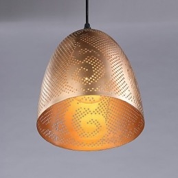 Modern Wrought Lron Gold Chandelier
