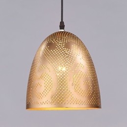 Modern Wrought Lron Gold Chandelier