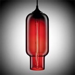 Retro Creative Single Head Glass Pendant Lamp Cafe In The Goldfish Bowl