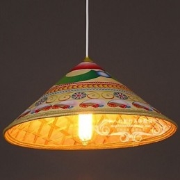 Modern Tea Hat Chandelier Chandelier Chandelier Bamboo Hats