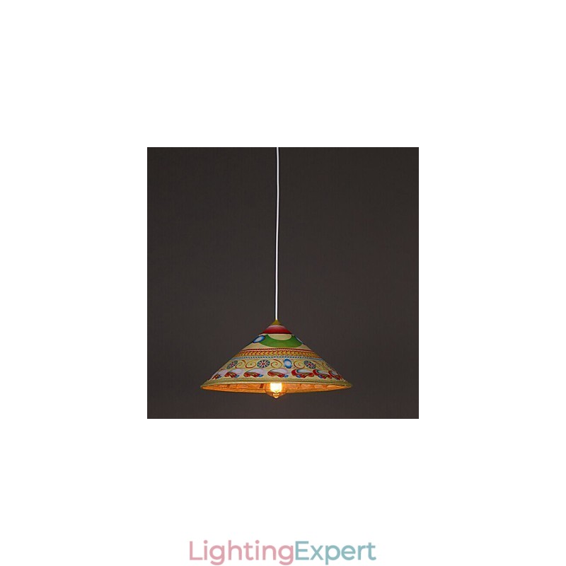 Modern Tea Hat Chandelier Chandelier Chandelier Bamboo Hats