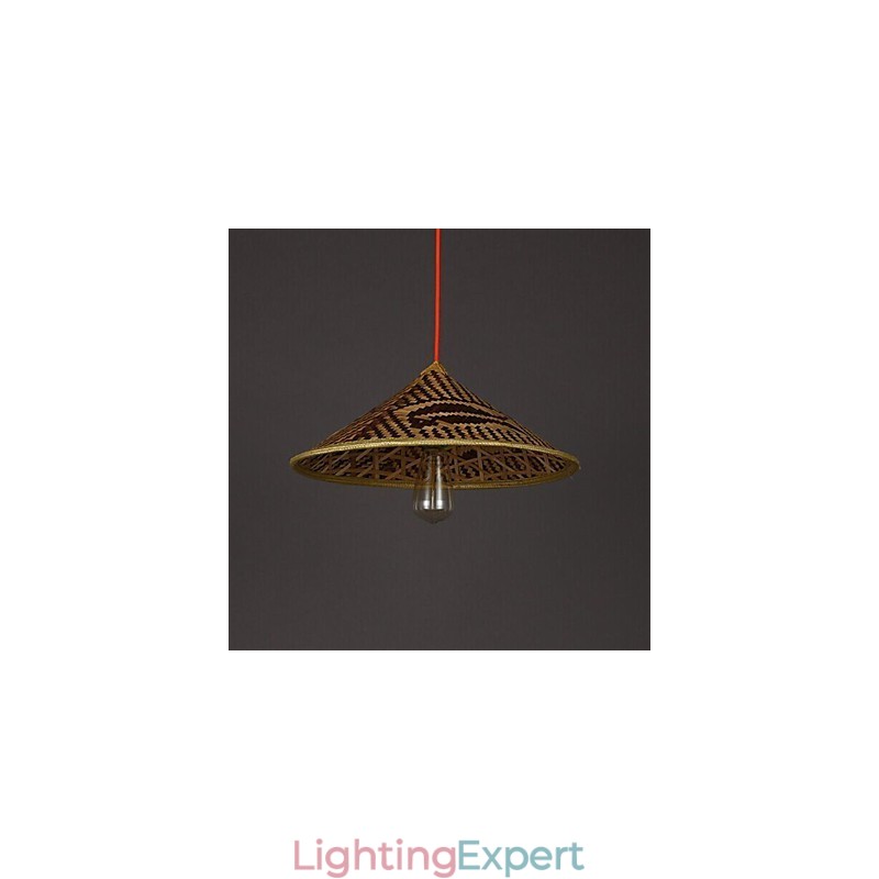 Bamboo Hat Chandelier Chandelier Lamp Fish People Hats