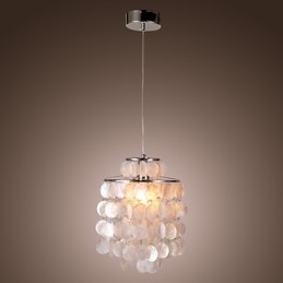 Modern Contemporary Mini Style Chrome Pendant Light