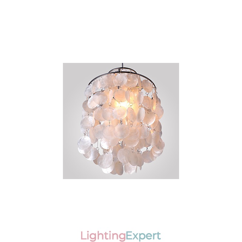Modern Contemporary Mini Style Chrome Pendant Light