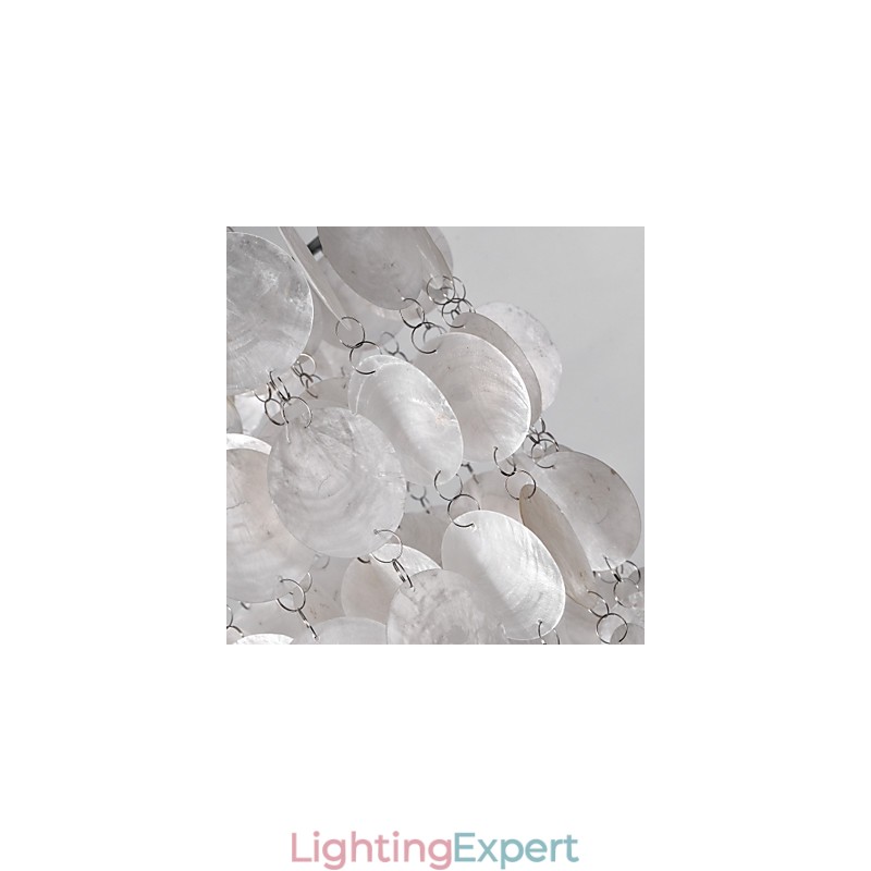 Modern Contemporary Mini Style Chrome Pendant Light