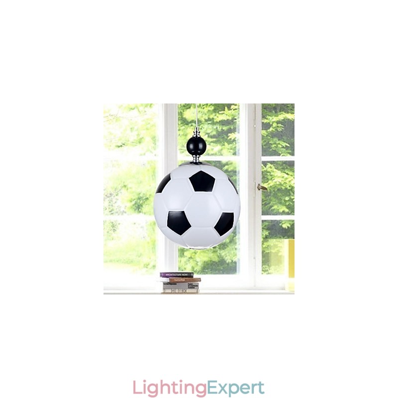 Modern Contemporary Chrome Metal Pendant Light
