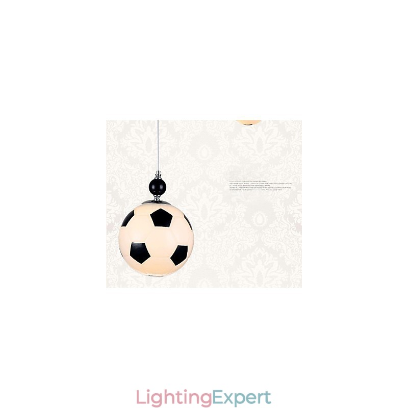 Modern Contemporary Chrome Metal Pendant Light