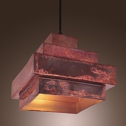 Traditional Classic Mini Style Painting Pendant Light