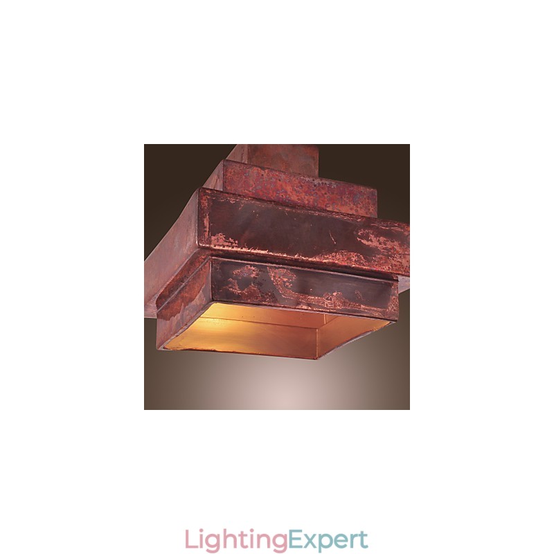 Traditional Classic Mini Style Painting Pendant Light