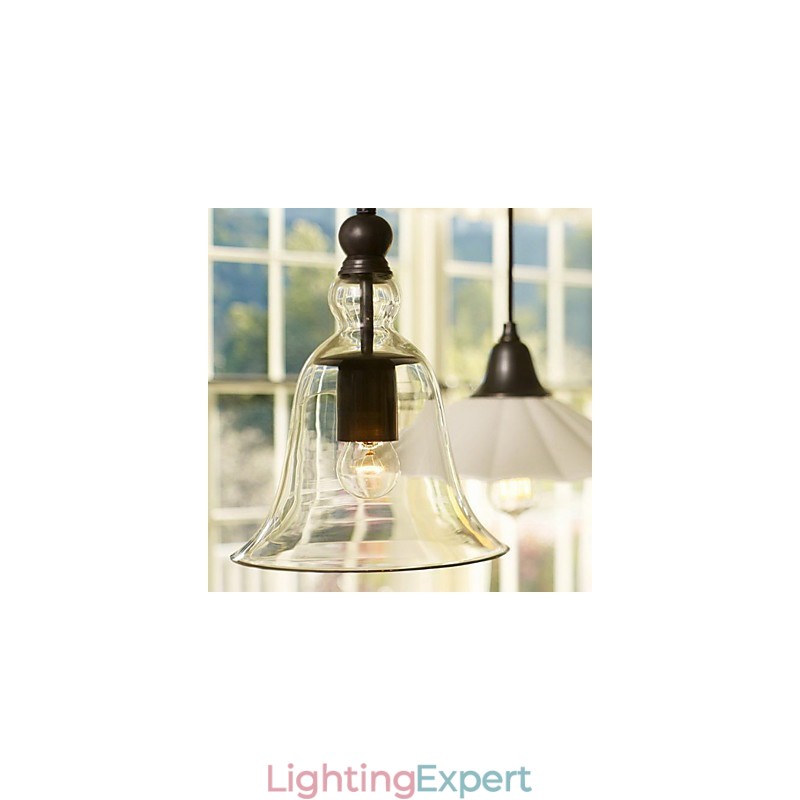 Traditional Classic Vintage Bowl Mini Style Pendant Light