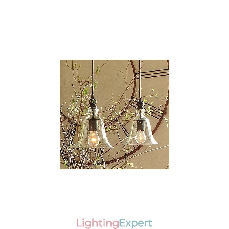 Traditional Classic Vintage Bowl Mini Style Pendant Light