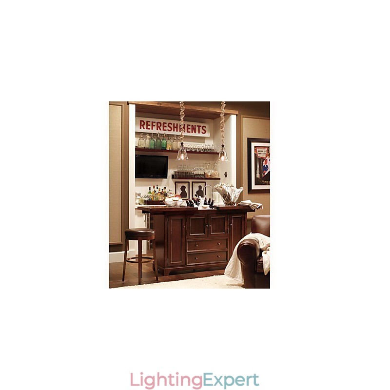 Traditional Classic Vintage Bowl Mini Style Pendant Light