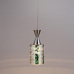 Dream laser Engraving Chrome Plated pendant lamp L