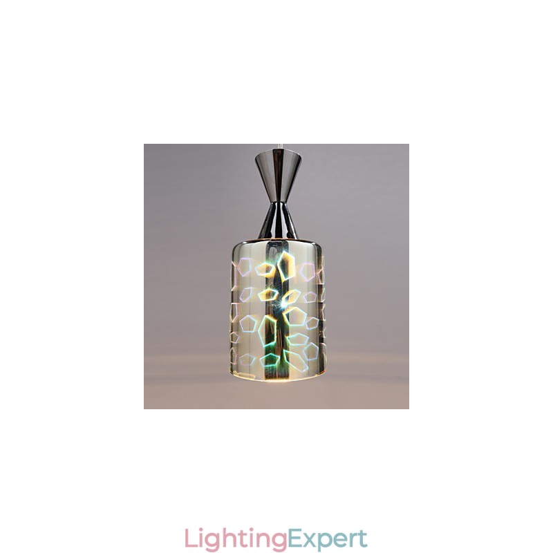 Dream laser Engraving Chrome Plated pendant lamp L