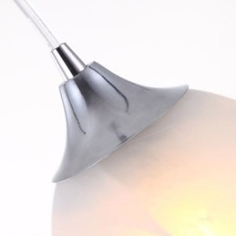 Modern Wine Cup Oblong Canopy Pendant Light with Three Light