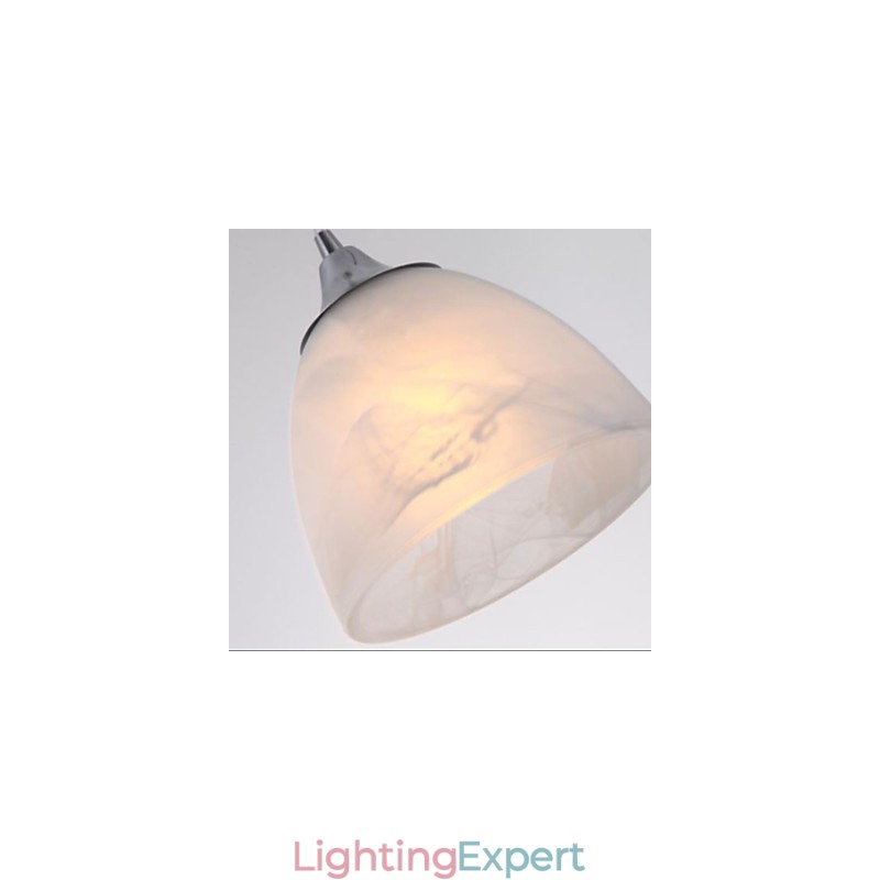 Modern Wine Cup Oblong Canopy Pendant Light with Three Light