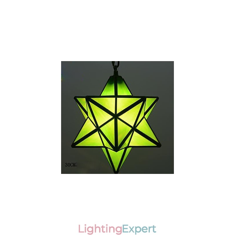 30CM Artistic Individuality Creative Porch Modern Stars Droplight Lamp