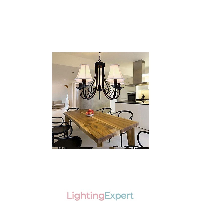 Traditional Classic Antique Brass Chandelier