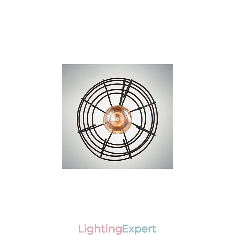 Edison Pendant Light Chandelier Wire Cage Hanging Ceiling Lampshade