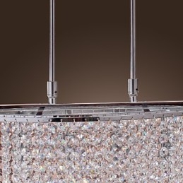Modern Contemporary Crystal Electroplated Pendant Light