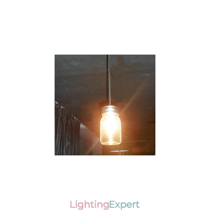 Modern Minimalist 1 Light Pendant In Bottle Shape