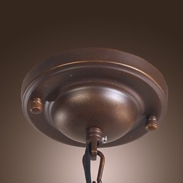Traditional Classic Vintage Lantern Mini Style Electroplated Pendant Light Dining