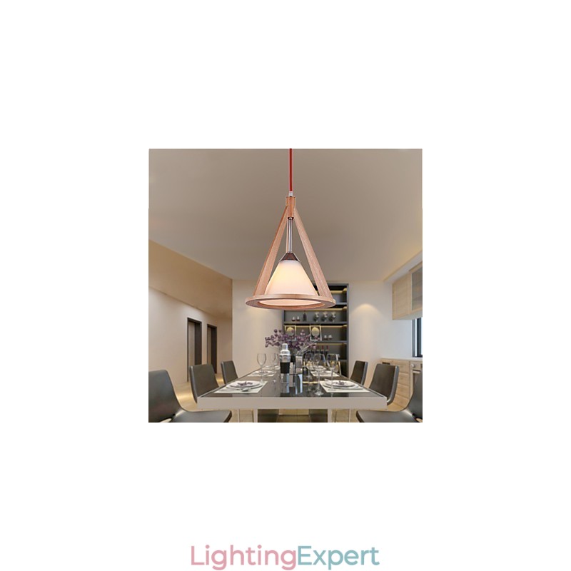 Designer Style Wood Chandelier lamp Elegant Contemporary Style Chandelier