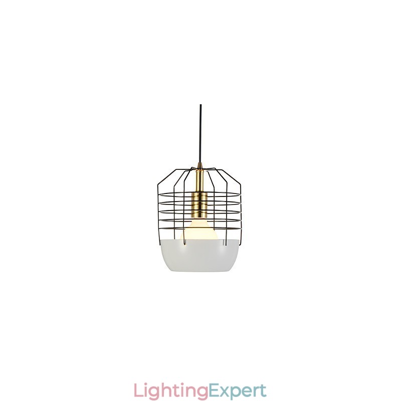 Mini Artistic Spider Web Pendant Lamp 1 Light Mordern Simplicity Finish Black White Green Red Carbon Steel Droplight