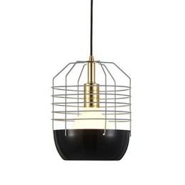 Mini Artistic Spider Web Pendant Lamp 1 Light Mordern Simplicity Finish Black White Green Red Carbon Steel Droplight