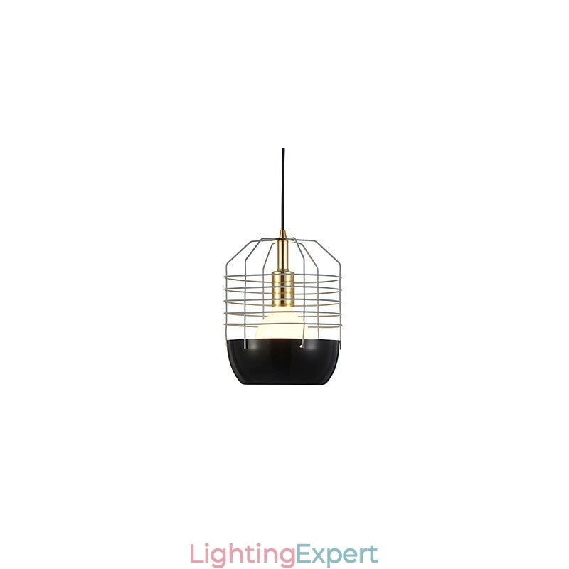 Mini Artistic Spider Web Pendant Lamp 1 Light Mordern Simplicity Finish Black White Green Red Carbon Steel Droplight