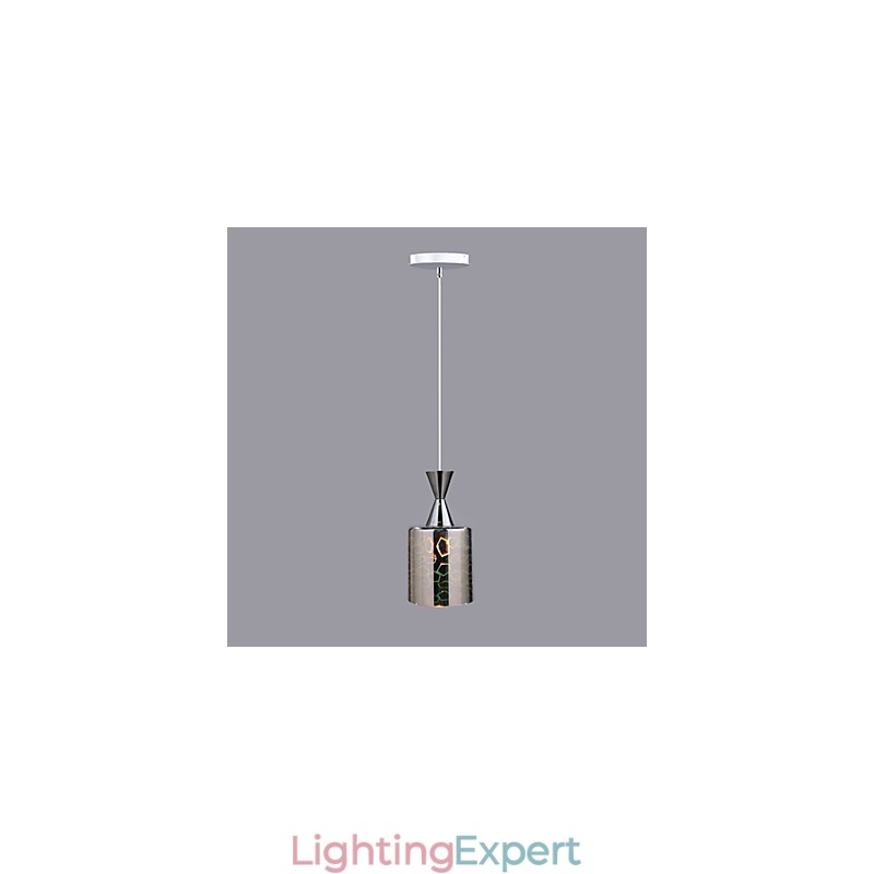 Dream laser Engraving Chrome Plated pendant lamp