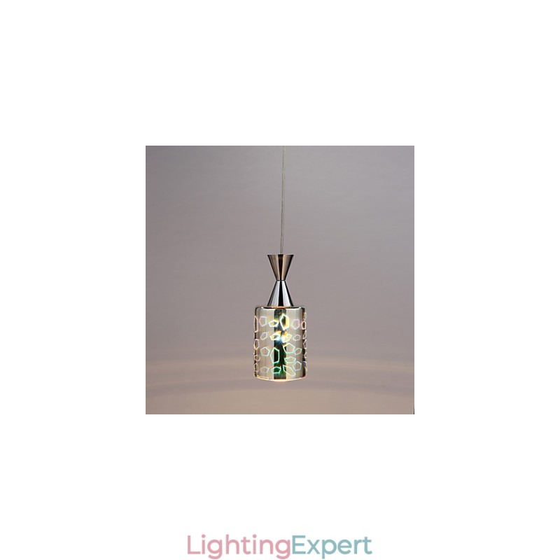 Dream laser Engraving Chrome Plated pendant lamp