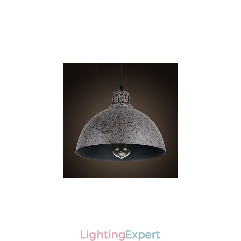 Vintage Metal Dot Pendant Light with One Light