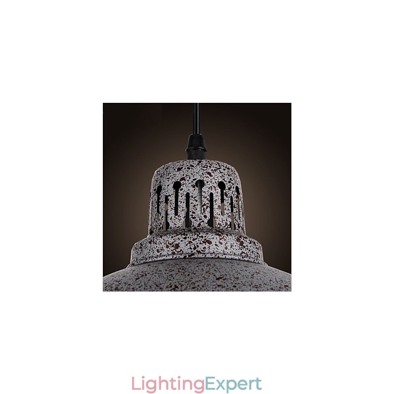 Vintage Metal Dot Pendant Light with One Light
