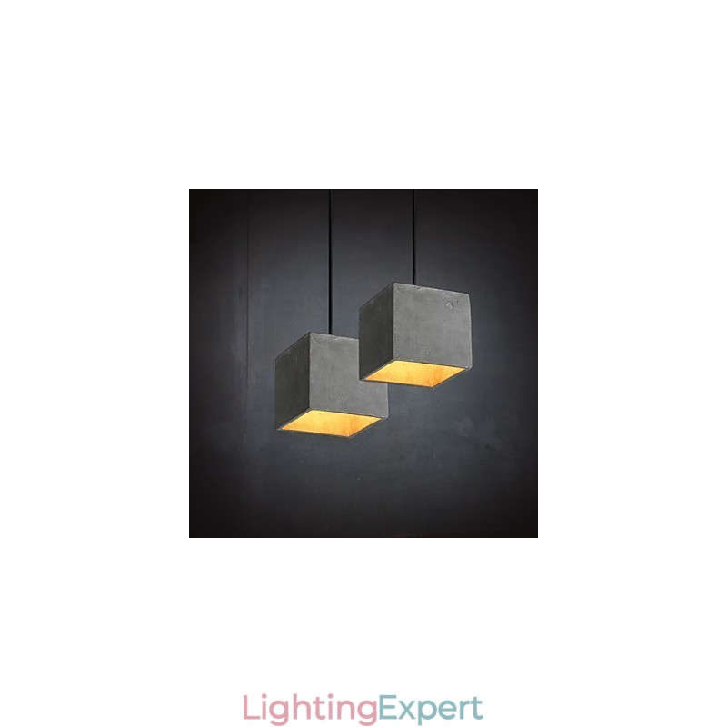 Contemporary And Contracted Retro Cement Pendant Lamp Light